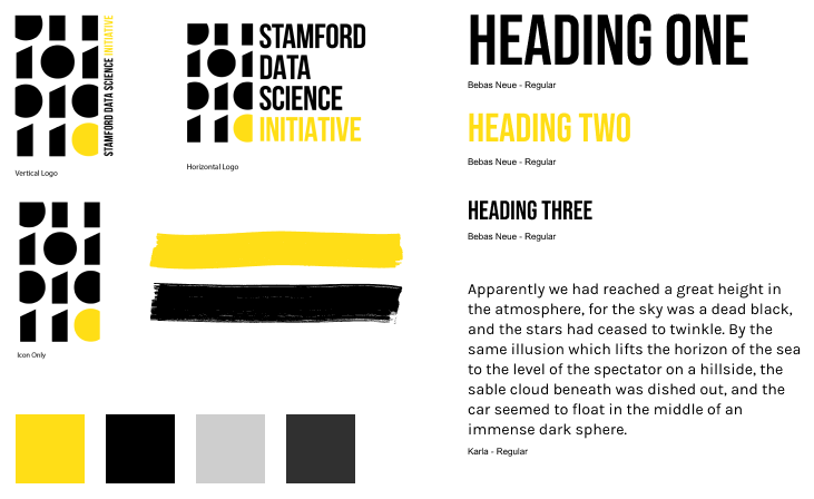 Branding for the Stamford Data Science Initiative